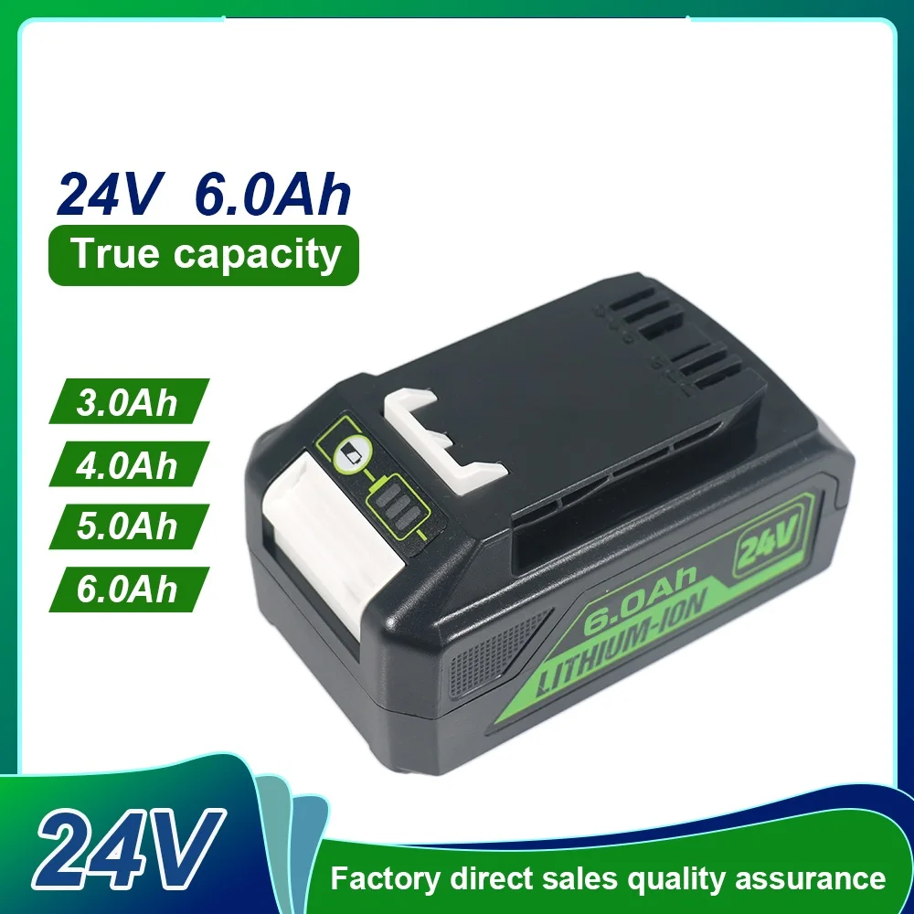 

18650 24V 5Ah 6Ah 3Ah Li-ion Rechargeable Battery For Greenworks 24V 48V Power Tools 29842 29852 29322 20362 MO24B410 MO48L4211