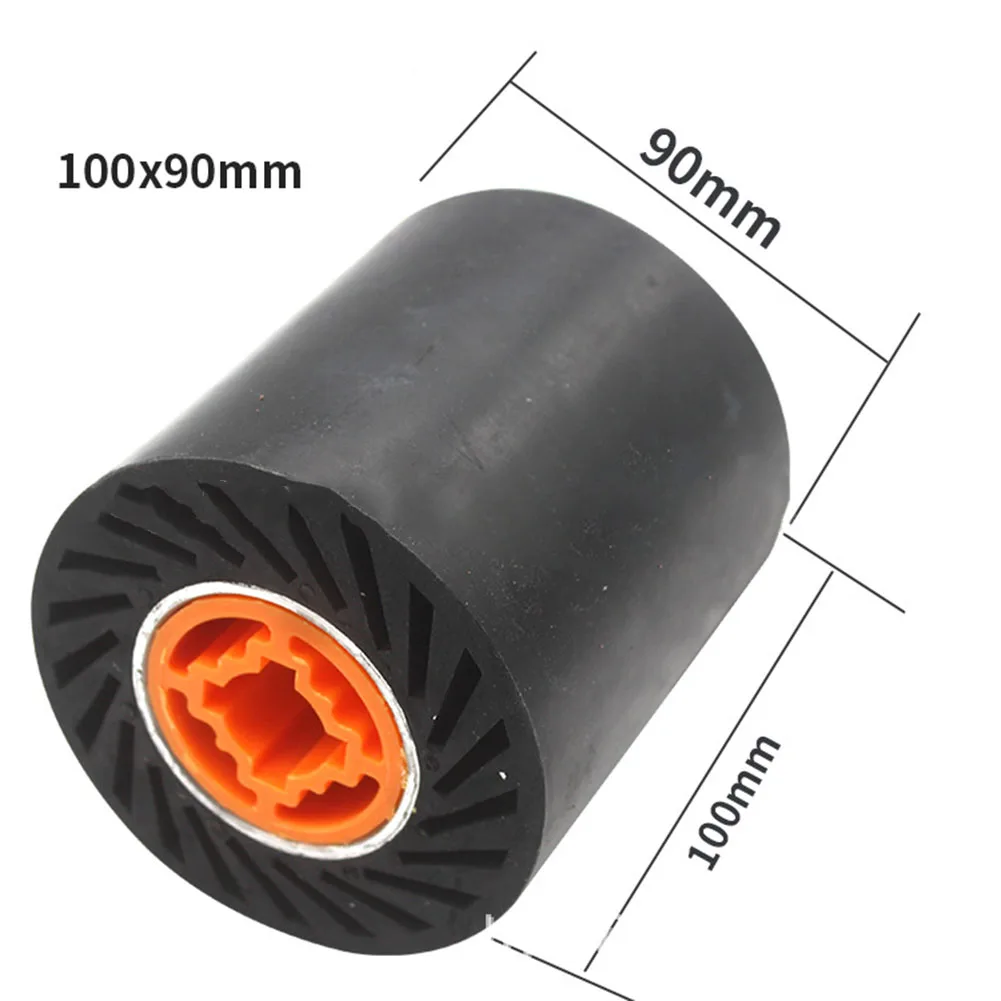 

5pcs 92x100mm Emery Cloth Sandpaper Sleeves Designed for 90 100mm Rubber Polishing Wheels For Wire Drawing Use