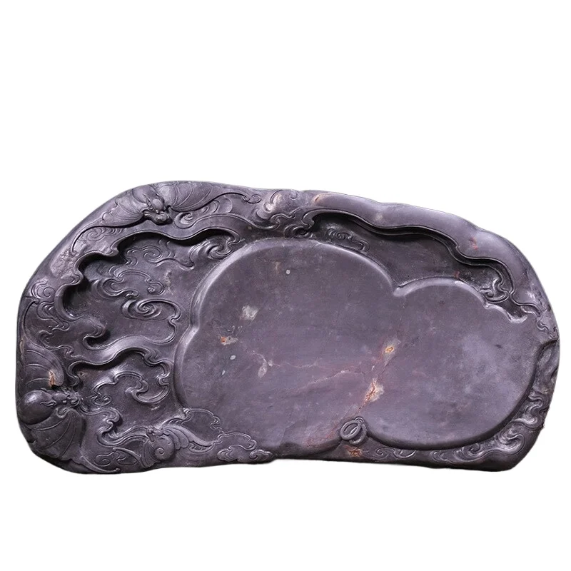 Pure handmade orphan Fulu Yanmian end inkstone