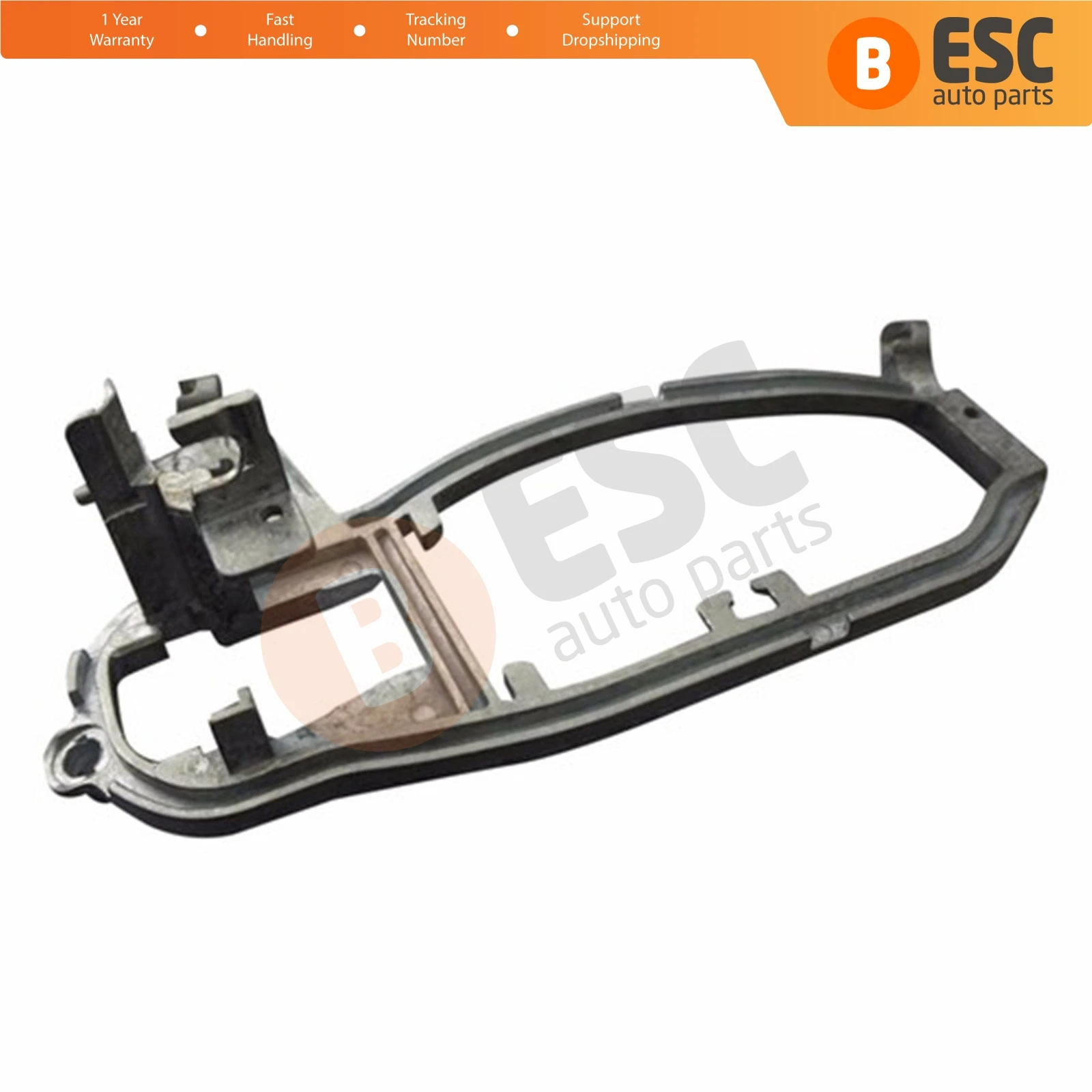 ESC Auto Parts EDP542 Outside Exterior Front Left Door Handle Carrier Repair Part For BMW X5 2000-06: 51218243615-L