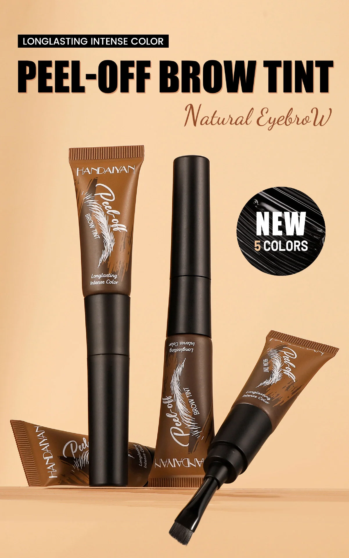 Waterproof Hair Color Mascara for Stylish Looks