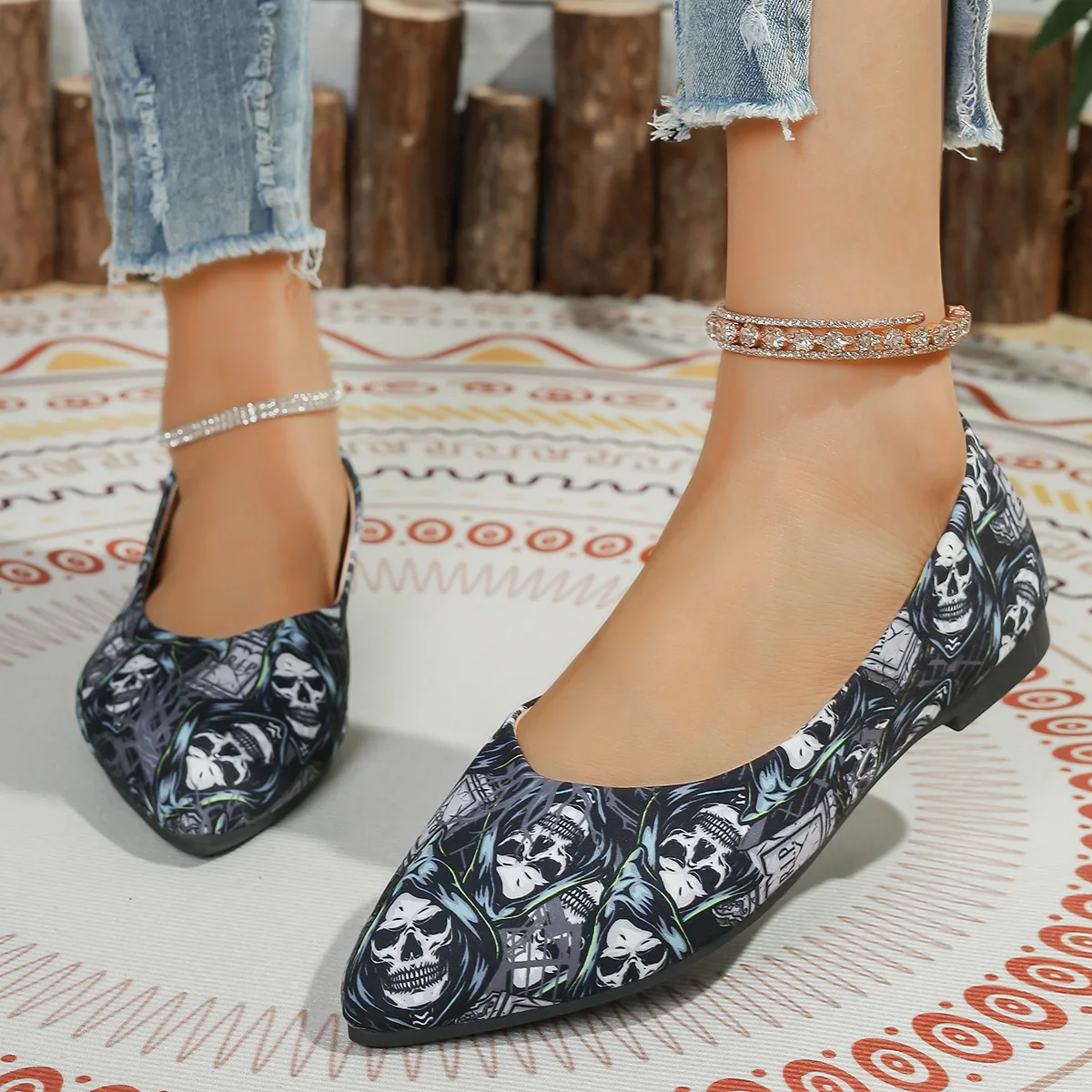 

Spring and Autumn New Pointed Comfortable Casual Flat Shoes Fashionable and Sexy Large Shallow Mouth Single Shoes for Women