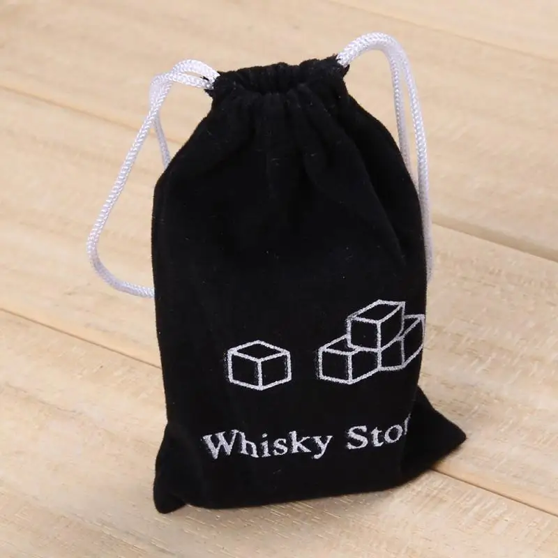 Whiskey Stones Sipping Cooler Reusable Whisky Ice Stone Whisky Natural Rocks Bar Wine Cooler Party Wedding Gifts