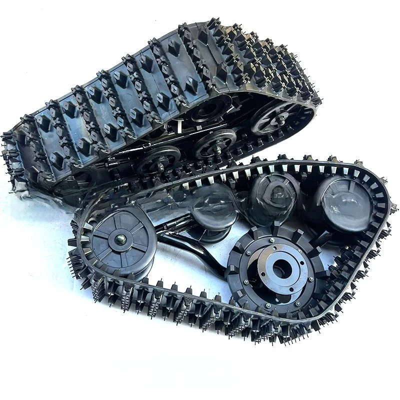 High Performance DIY Quad Bike Snowmobile Track System Go Kart Ski Sled Front Rear Conversion Kit Replacement Parts