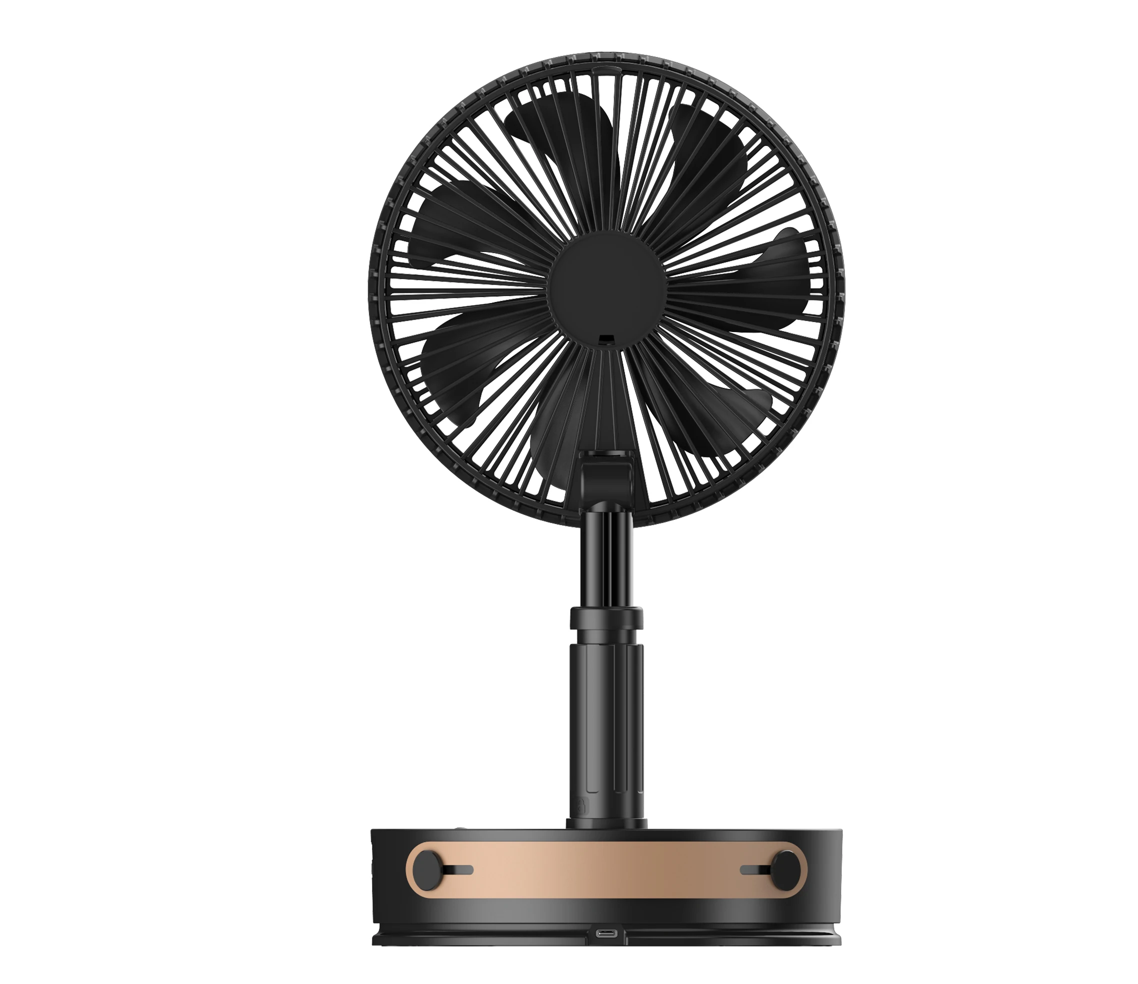 Ventilador plegable ODM, ventilador de suelo con Control remoto magnético recargable, capacidad de batería de 7200mAh, ventilador de escritorio