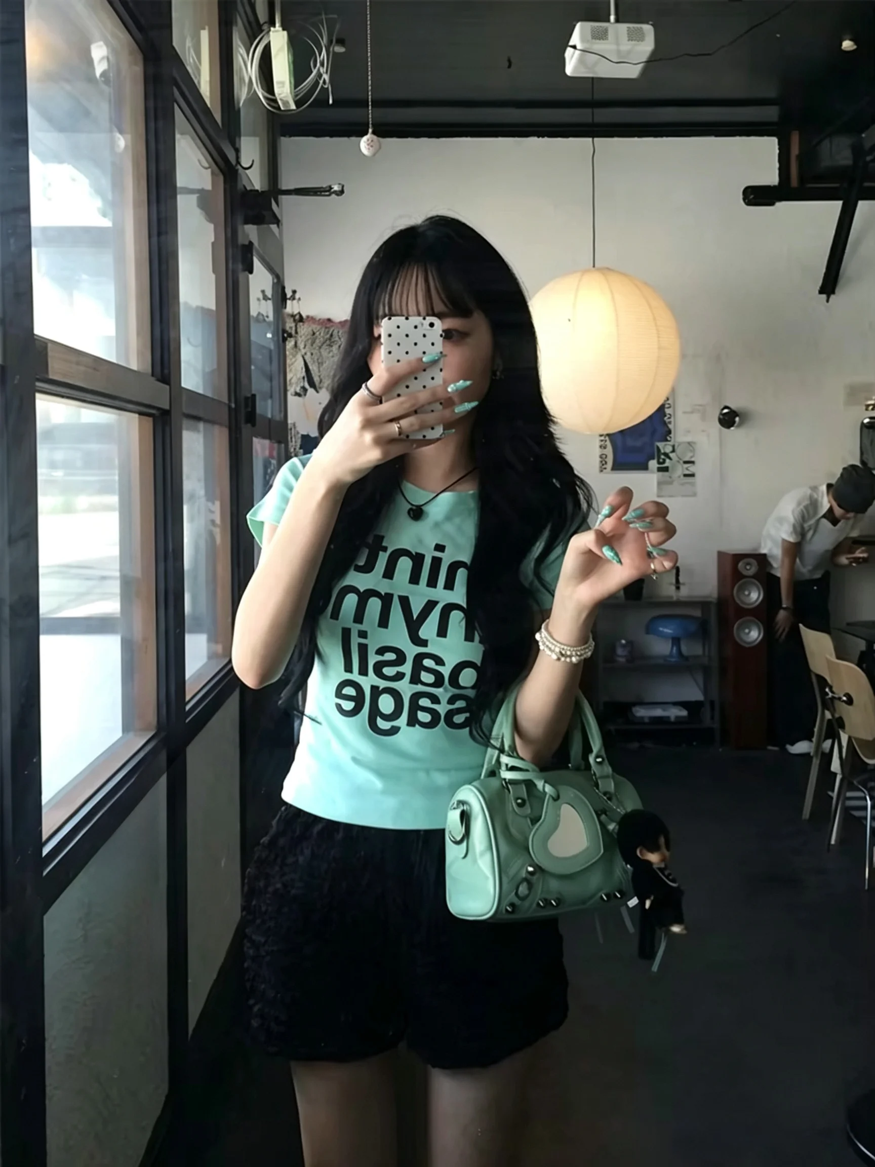 Women's Summer Letter Print Minimalist Short Sleeve T-shirt For Harajuku Y2K Coquette  Daily Fresh Cute Fashion Casual Wear view 2