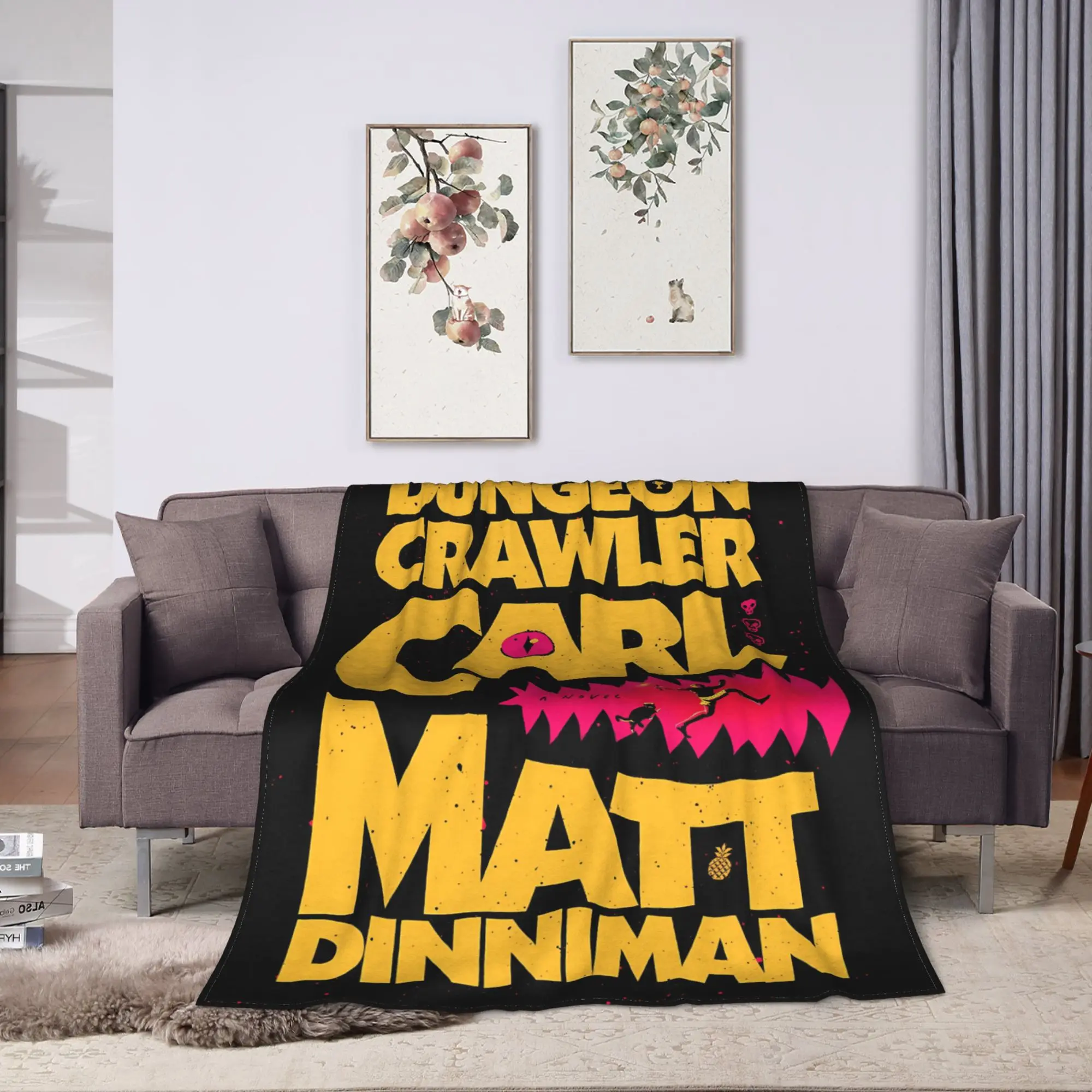 Dungeon Crawler Carls Super Soft Blanket Travel Office Plush Bedding Throws Graphic Living Room Flannel Bedspread Sofa Bed Cover