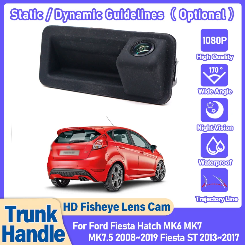 ccd車載リアビューカメラ-トランクハンドルカメラ-防水仕様-フォード-フィエスタ-ハッチバック-mk6-mk7-mk75-2008～2019-フィエスタst-2013～2017対応