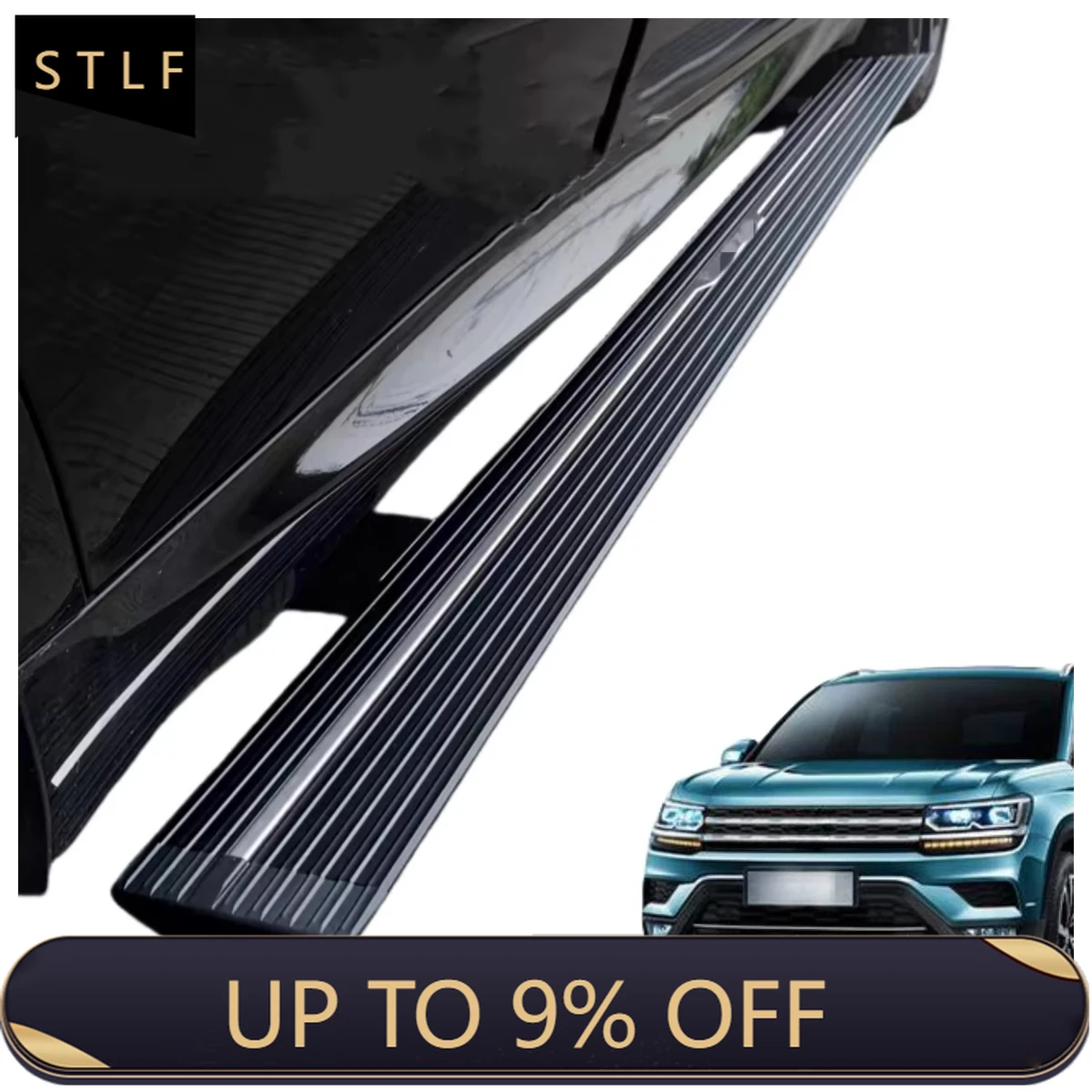 

Electric Running Boards Retractable Aluminum Alloy For VW Tharu Taos SUV Side Steps with Carry Bag