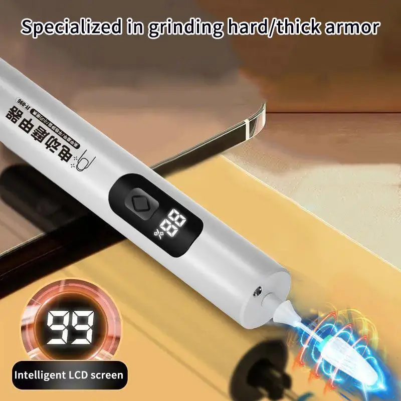 Cordless Electric Nail Drill Machine 35000RPM Powerful Polisher Exfoliating Cutter Kit For Salon Manicure And Home Nail Care