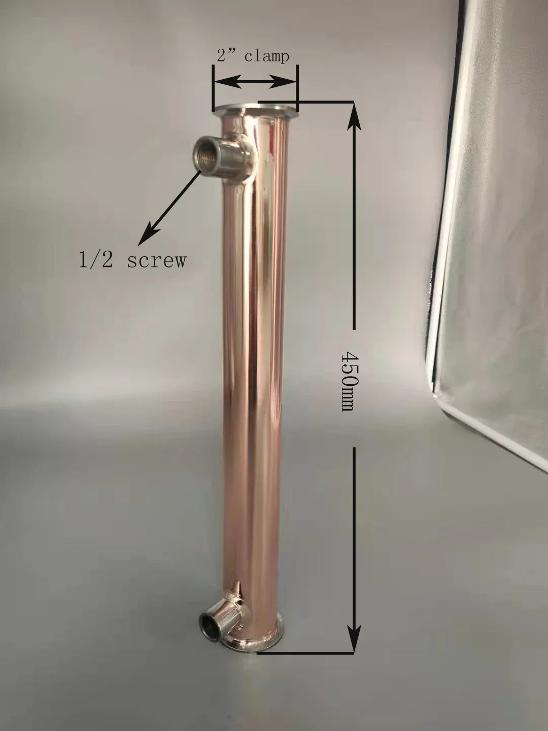 Copper clamp Distiller Condenser，Clamp2