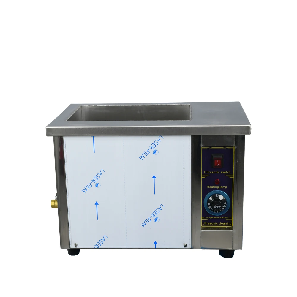 17L PLC Engine Ultrasonic Cleaning Machine With 8 Heads & 28KHz For Jewelry Auto Parts Gun Saw Blades & Metal Parts