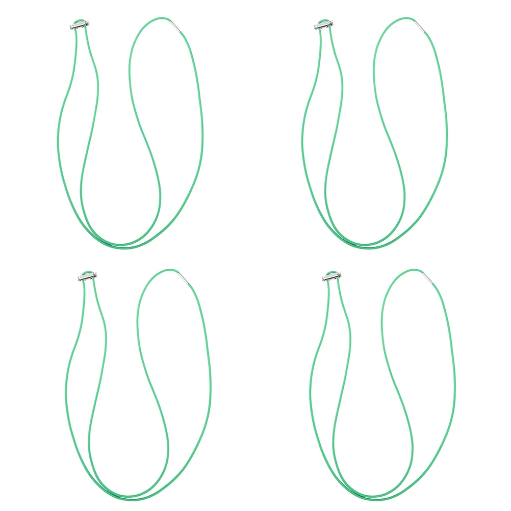 

4 Pcs Cover Elastic Rope Strap Shopping Trash Can Liner Bands Adjustable Bungee Cords