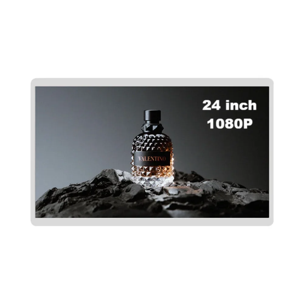 

24 Inch Wall-Mount Tablet with Android 14 4G+64G Multi-media Player Touch Screen White Slim Display for Home Entertainment