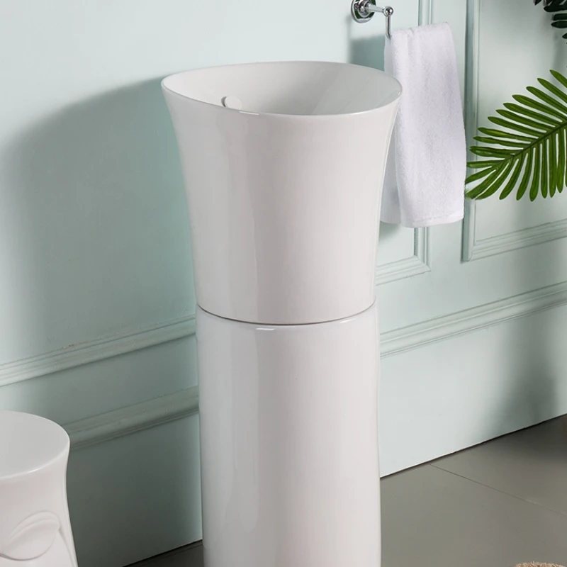 

Floor-to-ceiling column independent wash basin wash basin