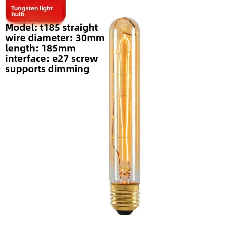 Edison Tungsten Bulb Dimming LED E27 40W 60W 220V 110V Warm Yellow Lighting Retro Nostalgic  Flute Decorative Light