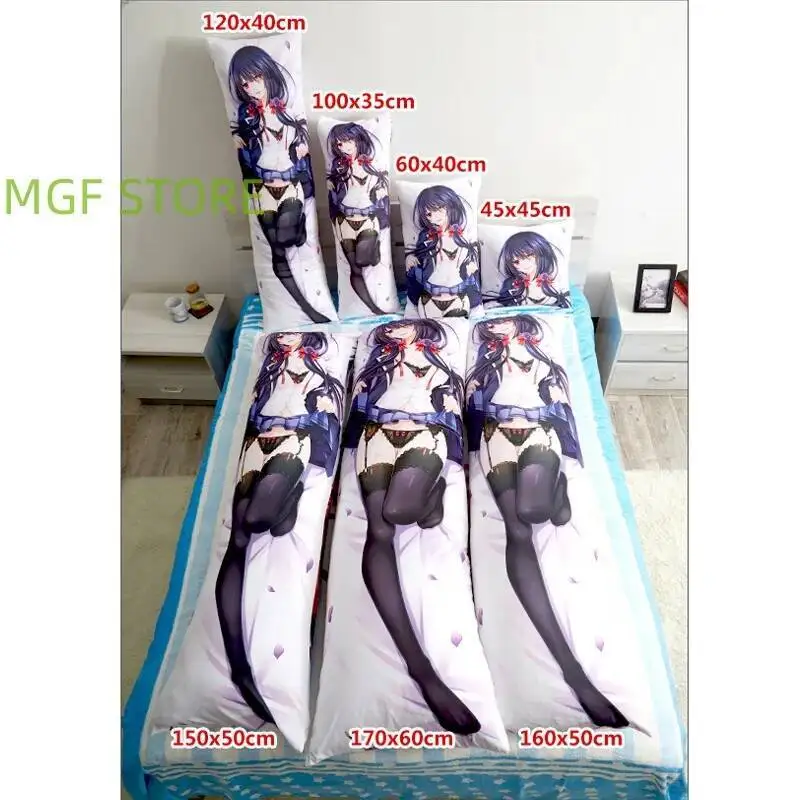 أنيمي Dakimakura مزدوجة الحجم طباعة المخدة Vtuber Shirakami Fubuki لعبة وسادة غطاء