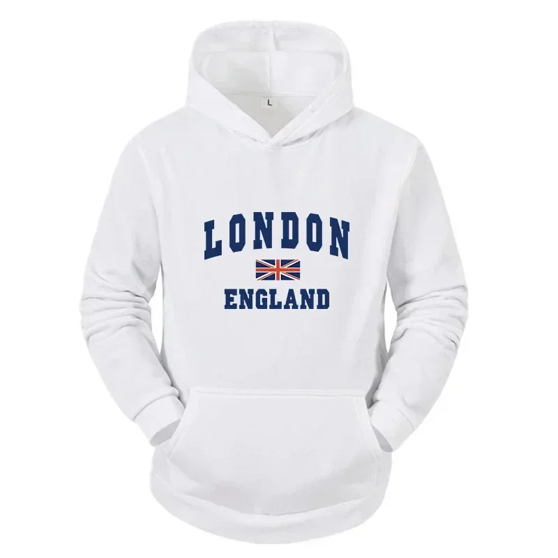 سترة رجالية للخريف والشتاء بنمط لندن الفرنسي مطبوعة بأكمام طويلة وملابس رياضية غير رسمية #1