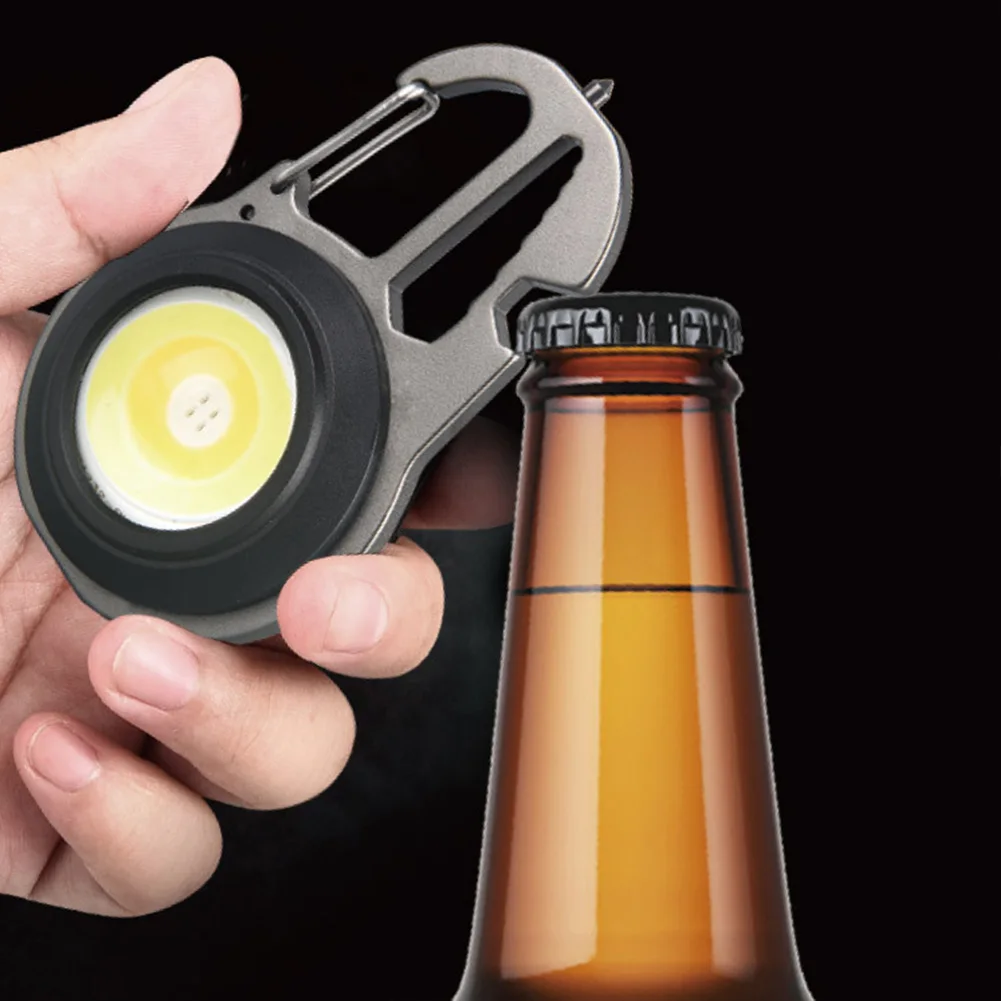 ZK30 Portable COB USB Rechargeable Mini LED Flashlight Work Light Pocket Flashlight Keychains Outdoor Camping Lamp