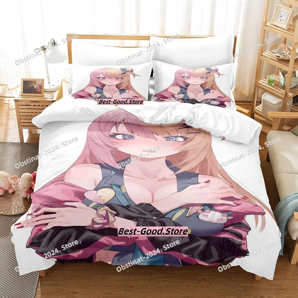 

New 2023 Kotoko Torahime Bedding Set Single Twin Full Queen King Size Bed Set Adult Kid Bedroom Duvetcover Sets Anime Bed