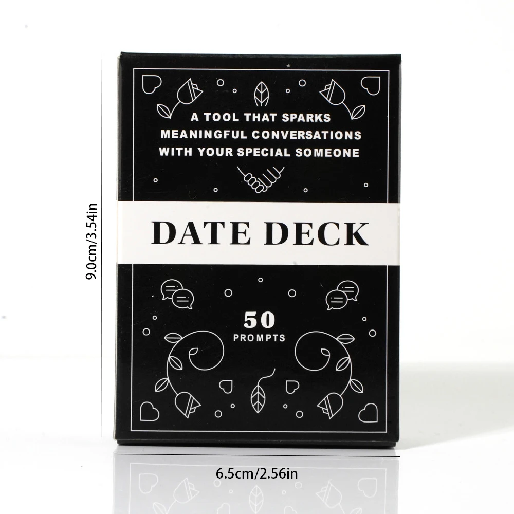 Date Deck Cards 50 Conversation Cards Engaging for Couples Playing Cards