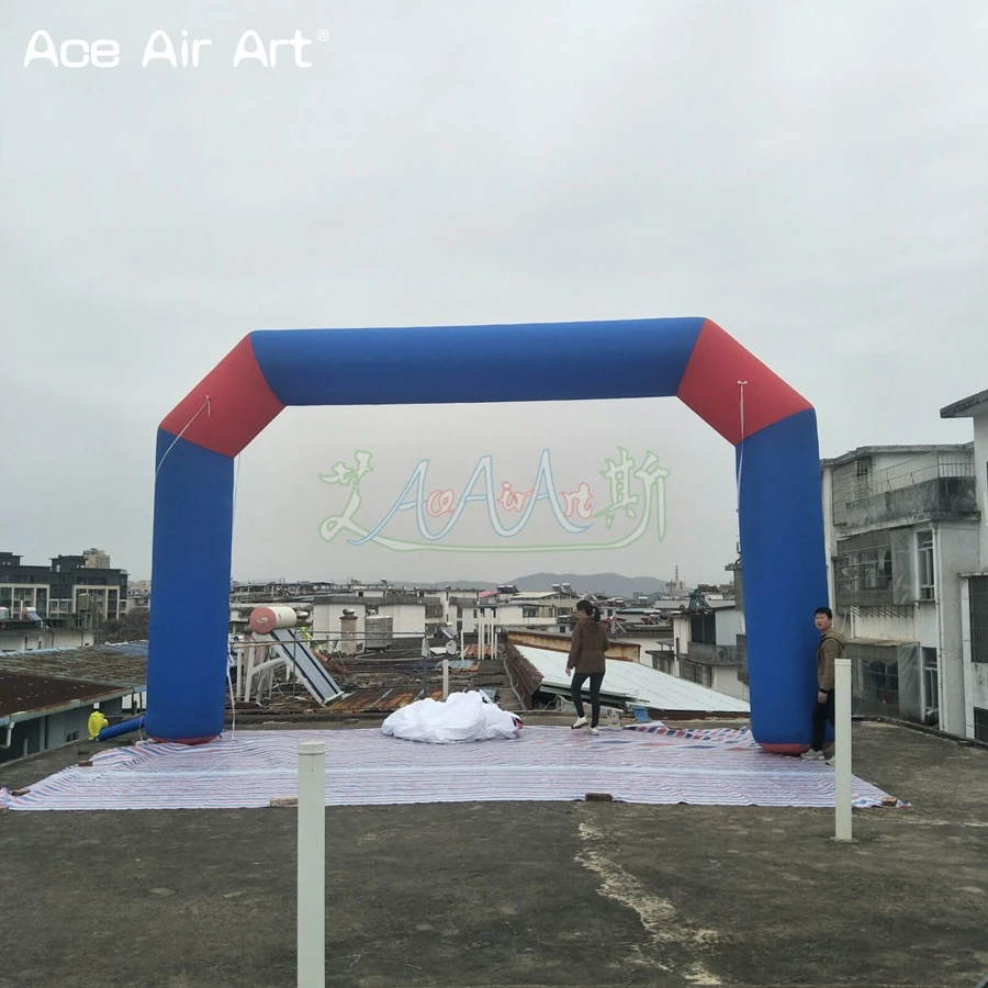 8mW x 4mH Inflatable Arch Entrance Inflatable Archway Inflatable Start Finish Line Racing Arch for for Promotion or Competition