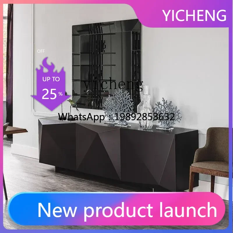 

LYY Edge Cabinet Entrance Postmodern Decorative Storage Cabinet Storage TV Cabinet