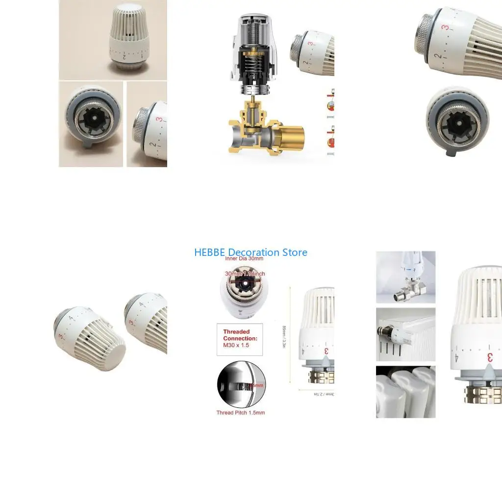 

B0KC Modern Design Thermostat Stylish & Functional Temperature Control for Radiators