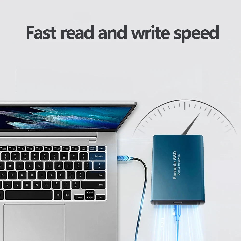 Large Capacity 16TB External Hard Drive 2TB/4TB Solid-state Drive USB3.1 High-speed Transmission Device For Laptop/MAC/Phone