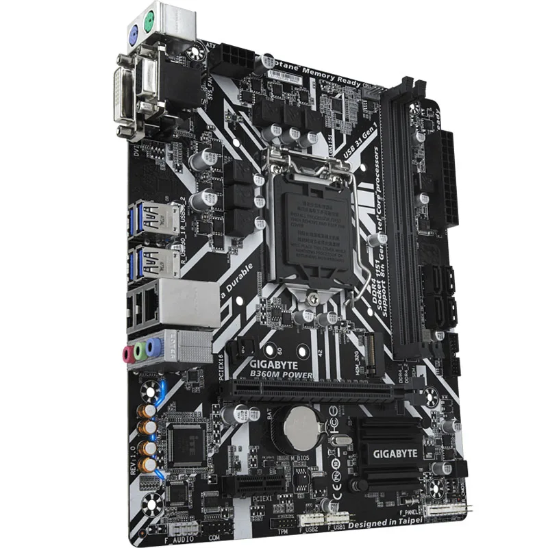 Gigabyte B360M POWER Motherboard Socket LGA1151 Intel B360 DDR4 USB3.0 PCI-E 3.0