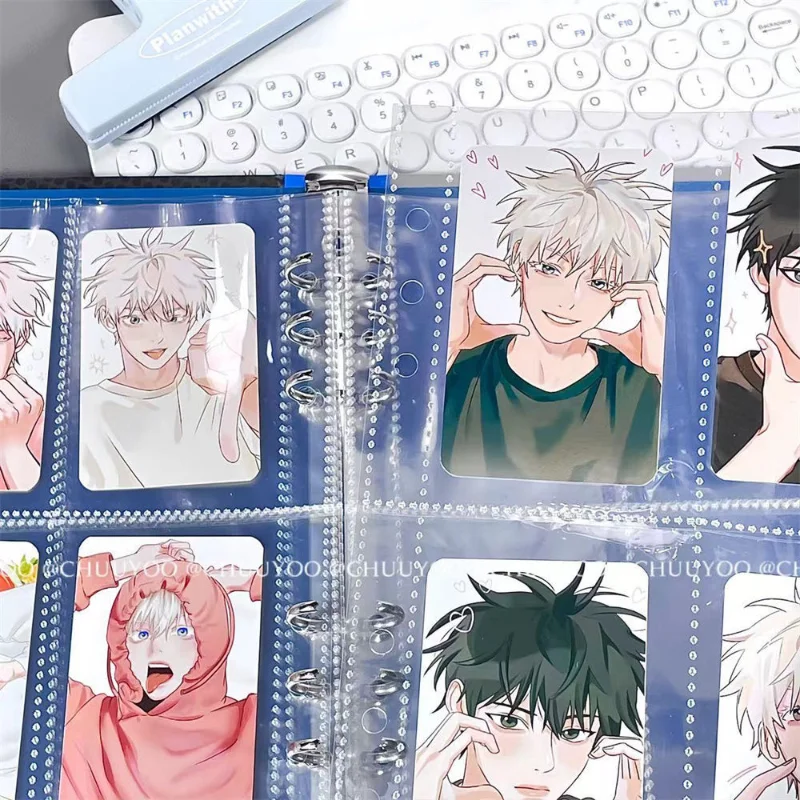 320 PCS Jujutsu Kaisen Satoru Gojo Geto Suguru Anime Collection Card Album Book Folder Phantom Parade Zipper Card Binder Holder