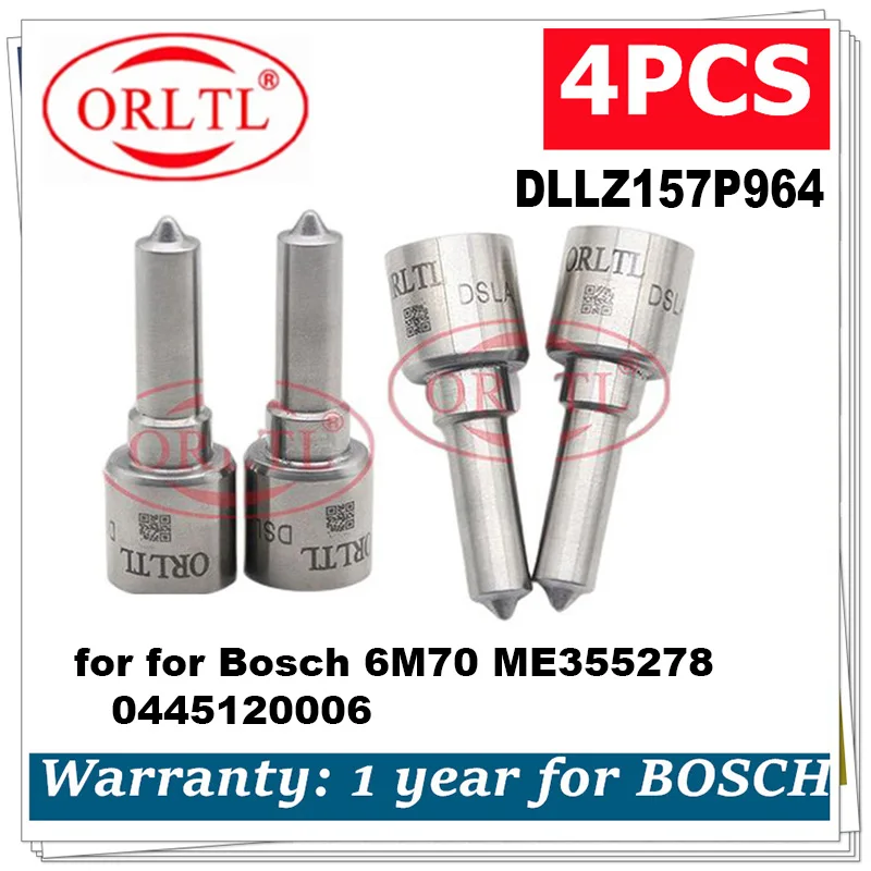 

DLLZ157P964 0433171638 for Bosch 6M70 ME355278 0445120006 0 445 120 006 Injection Nozzle Tips 4pcs