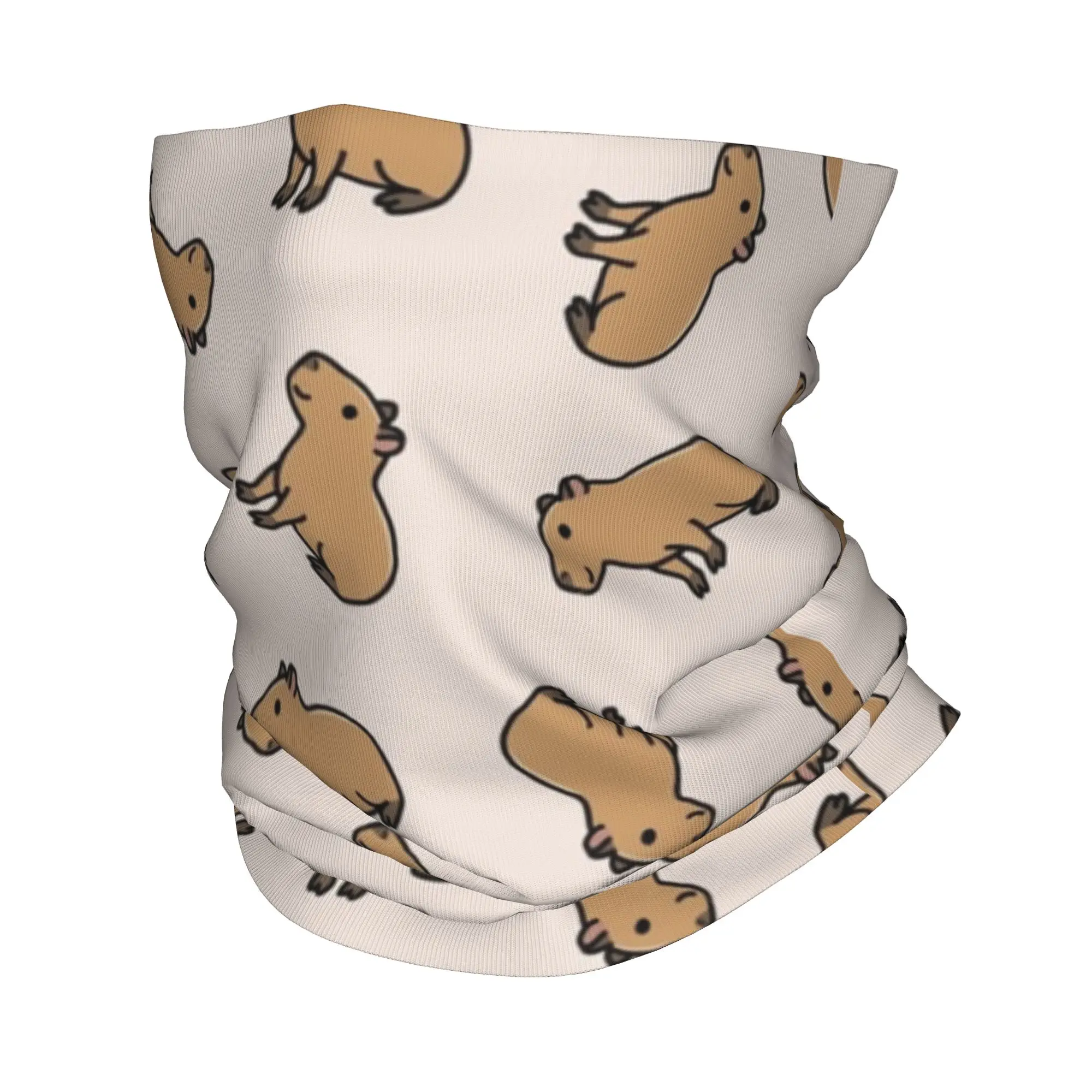 

Бандана-маска с принтом капибары, теплая маска-шарф для лица, для рыбалки, унисекс, для взрослых, моющаяся