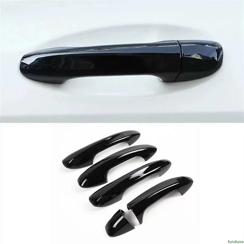 

Black Carbon Fiber LHD Car Door Handle Cover Styling Accessories Stickers for Mercedes Benz S-class W222 2014-2020