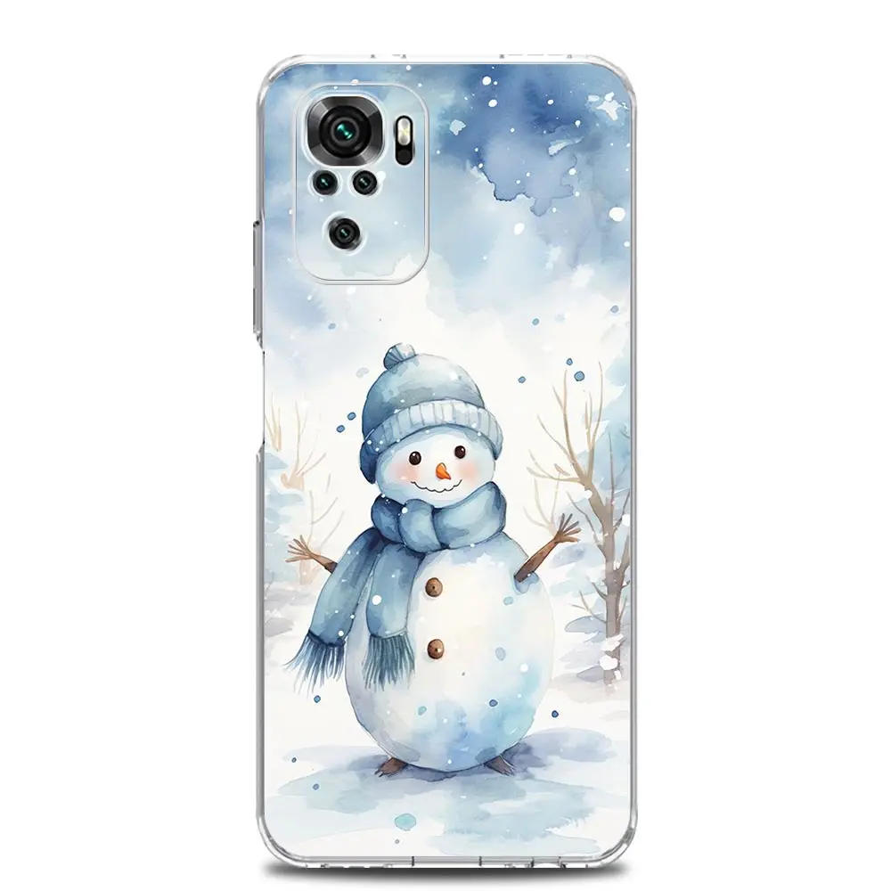 Christmas Graphic Printed Phone Case For Xiaomi Redmi Note 13 12 5G 9S 9 8 10 11 Pro Plus 4G 9T 13C 12C10C 9C 9A 7 Pro Cover