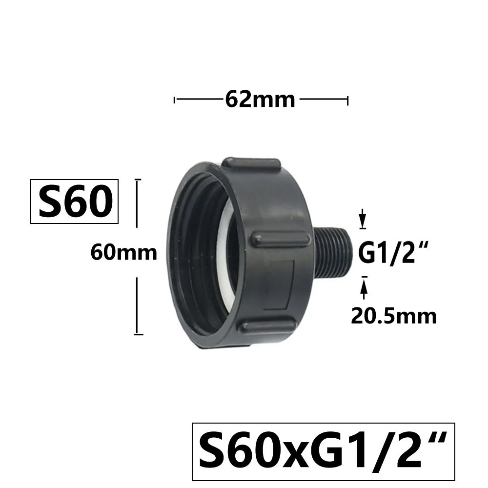 Adapter zbiornika IBC S60 do 1/2 3/4 1 \