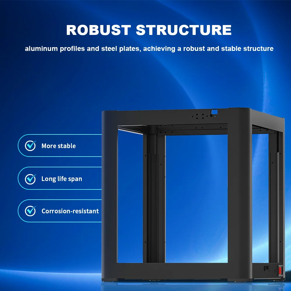 TRONXY VEHO 1A طابعة ثلاثية الأبعاد عالية السرعة 255*255*255 مللي متر حجم الطابعة 600 مللي متر/ثانية عالية التدفق محرك مباشر الطارد طقم طابعة ثلاثية الأبعاد