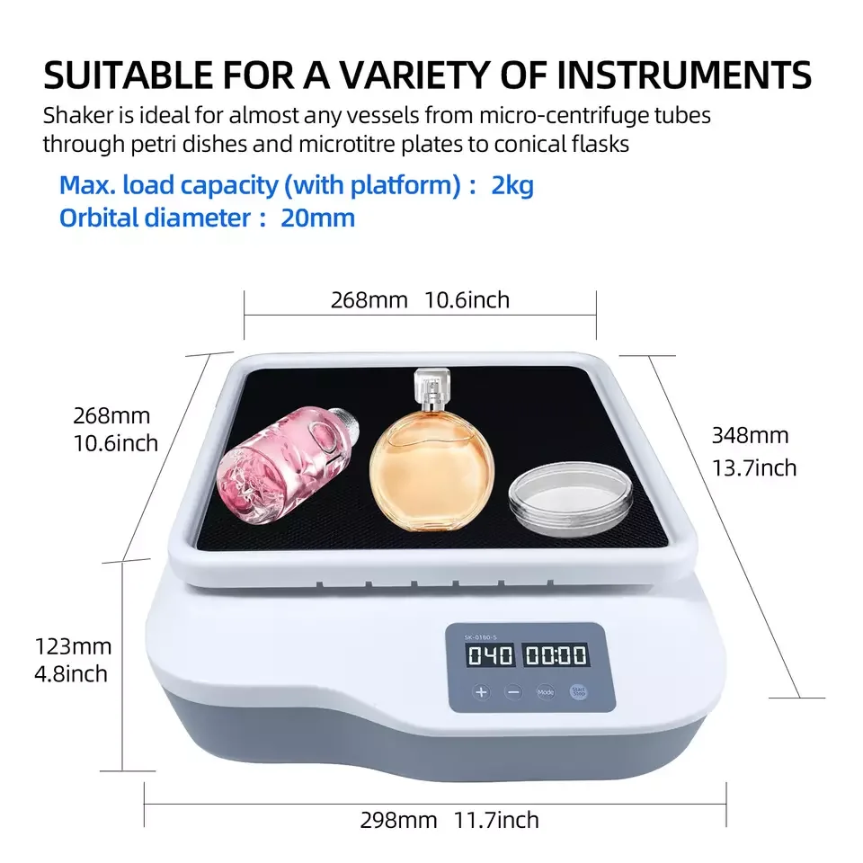 WEIAI SK-R1807-S LED mixer Automatic Shaker laboratory shaker Machine Multi-purpose Horizontal Swing Oscillator orbital shaker