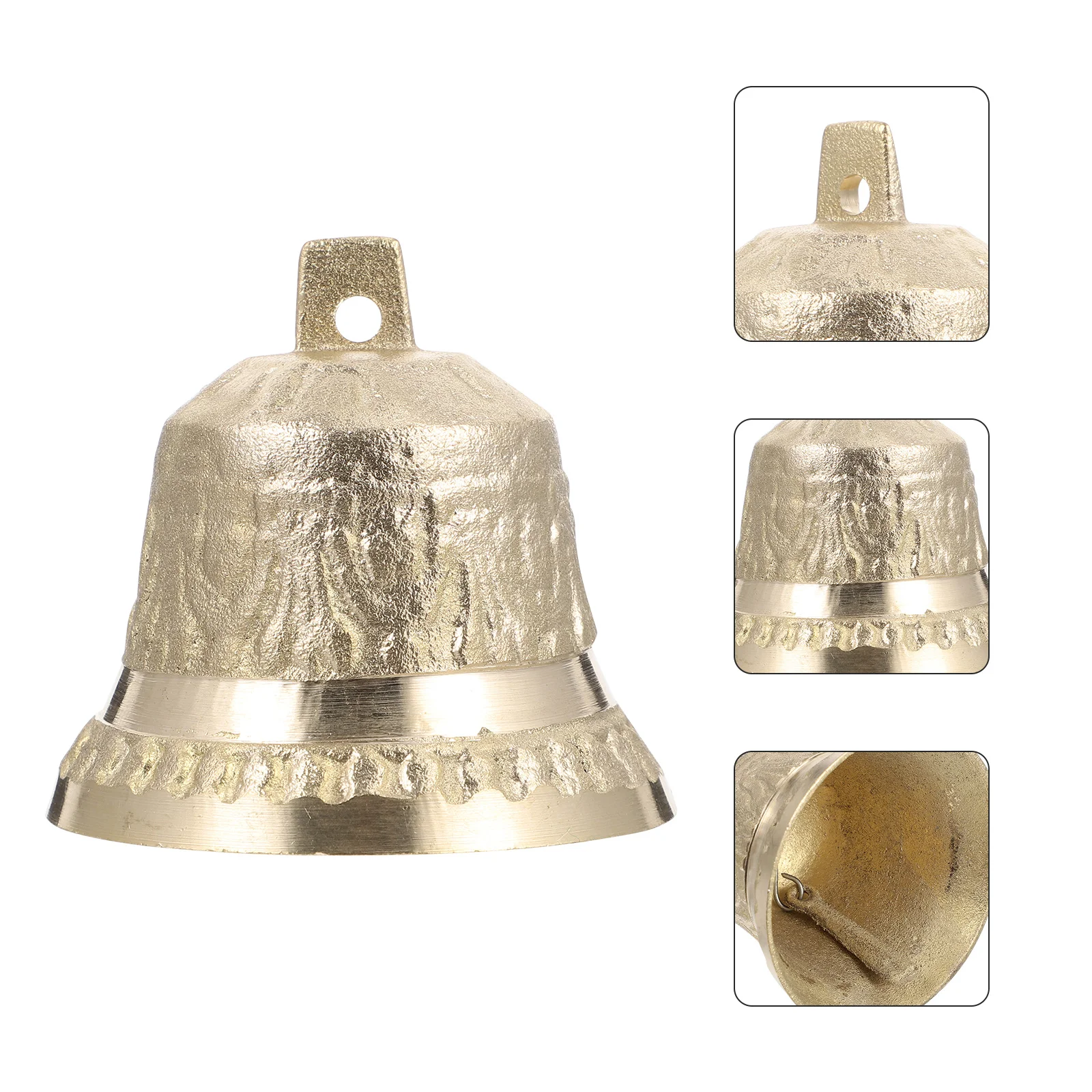 

Retro Copper Bell Pendant Hanging Decor Vintage Style Home Tinkle Bell Ornament Xmas Decoration Vintage Design Bells