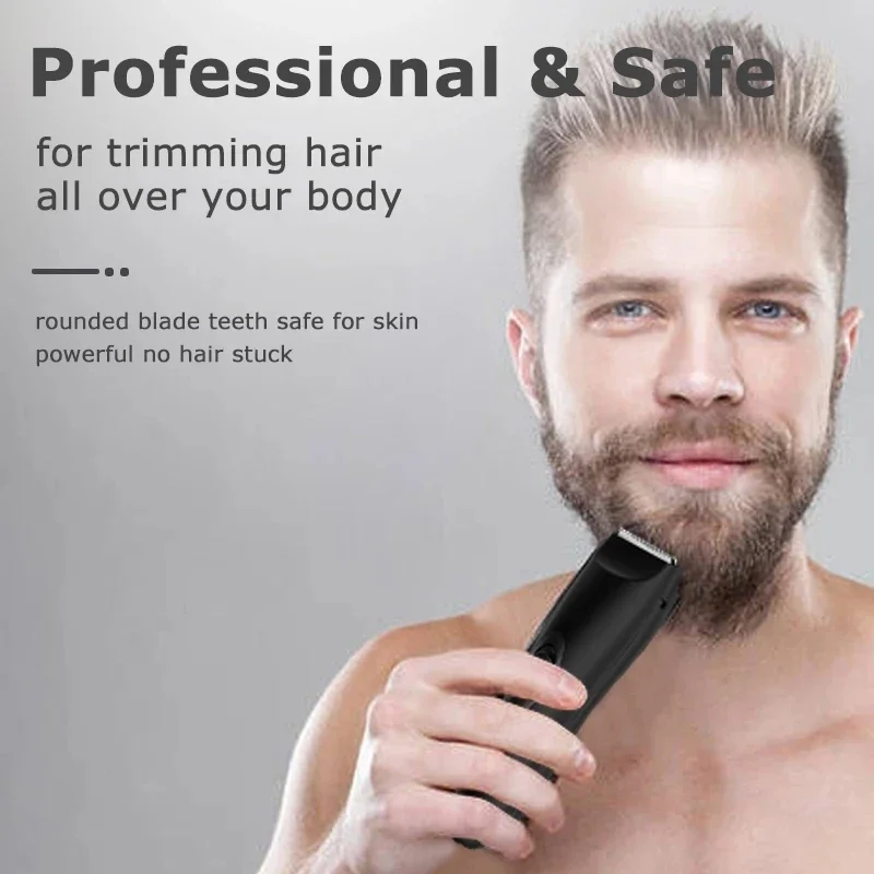 Men Timmer for Intimate Areas Ball Hair Shaver Body Groomer Male Epilator Sex Place Sensitive Part Electric Face Cutting Clipper