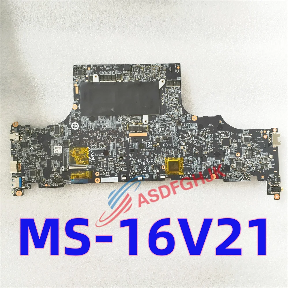 Original MS-16V21 For MSI Creator 15 A10 / WS66 Laptop Motherboard WITH SRJ8F I7-10875H CPU AND Quadro RTX 3000 N19E-Q1-KD-A1