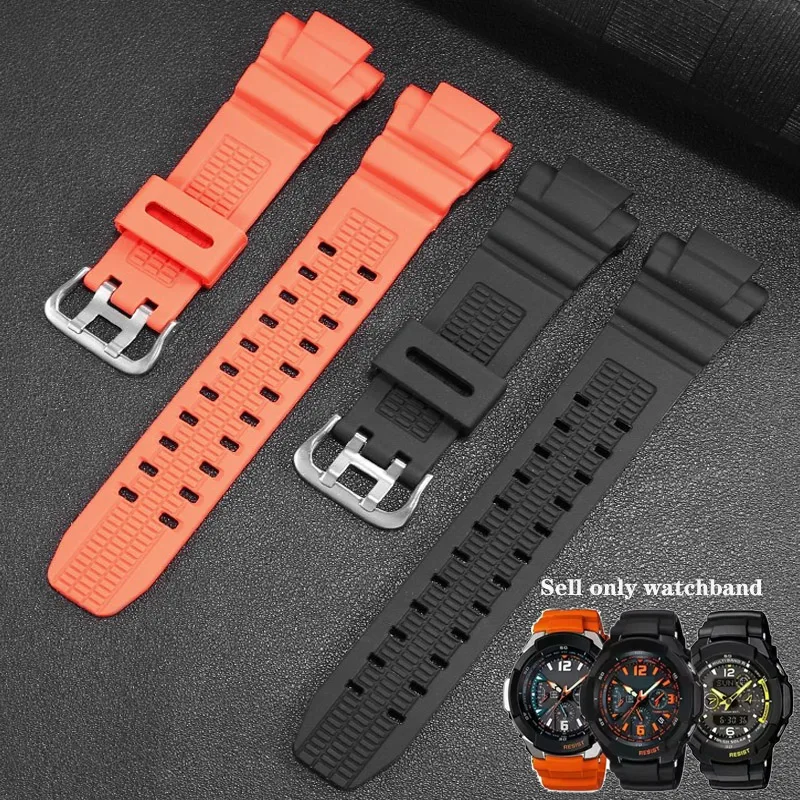 For Casio Watch Strap GW-3000 GW-3500B GW-3000B GW-2000/1200 Series Silicone Rubber Watch Bracelet Band Watchbands