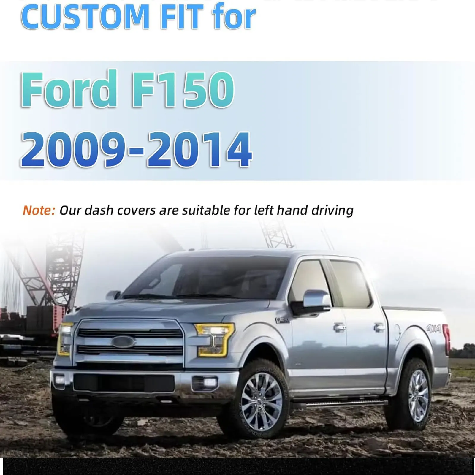 

For F-150 Car Dashboard Cover Mat Non-slip Sunshade Pad Sunshield Carpet For Ford F150 2009-2014 Car Interior Accessories