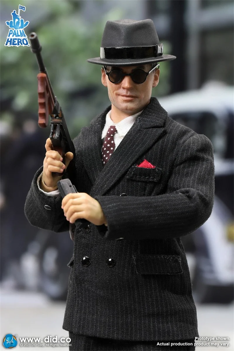 

DID XT80008 1/12 Scale Model Palm Hero Series Chicago Gangster John 6 Inch Male Soldier Action Figure Doll Full Set Collection