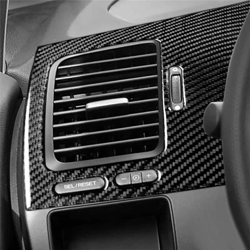 

For Honda Civic 8Th Gen 2006-2011 Carbon Fiber Driver Air Vent Outlet Cover Trim Replacement Parts Accessories