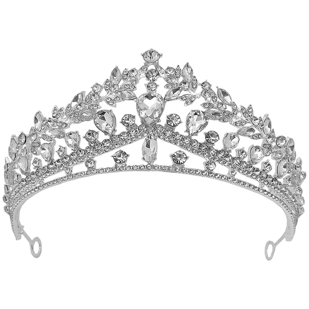Delicate Bride Rhinestone Crown Tiara Bridal Wedding Tiara for Wedding Party Photo Shoot Elegant Headdress Bride Fairy Crown