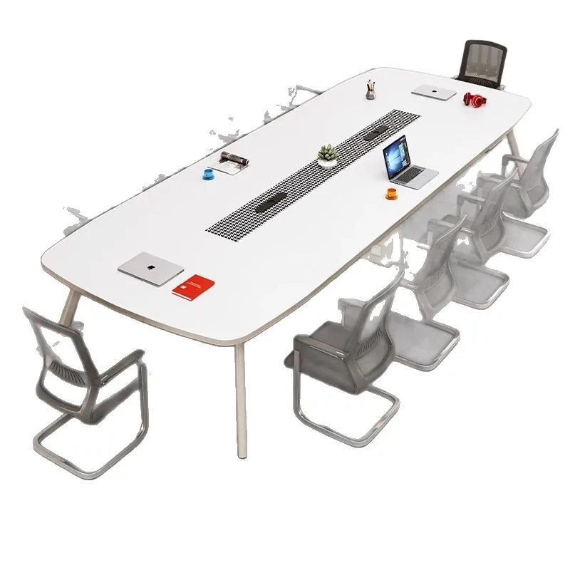 

Light luxury high-end negotiation reception, simple large-scale office meeting combination rectangle