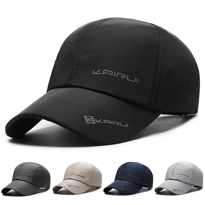 Hat Men's Speed Drying Baseball Hat Printed Sports Hat Man Hat Beach Caps Outdoor Leisure Sunshade Duck Tongue Hat Versatile B10