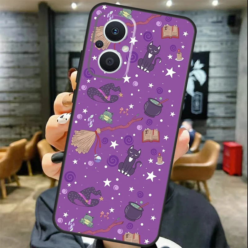 Чехол «Ведьма-лягушка» для OPPO Reno 11 11F 13 12 F 8T 7 8 10 Pro OPPO Find X8 X6 Pro X3 X5 Lite Cover Coque