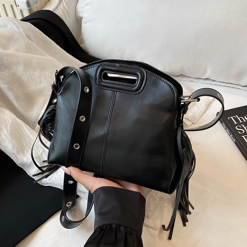 

2025 New Vintage Underarm Crossbody Bag for Women, Genuine Leather Multi-way Shoulder Purse, Retro Chic Large Capacity Tote